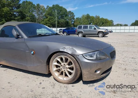 2003 BMW Z4 2.5I z USA, uszkodzony, nr VIN 4USBT33433LR60877